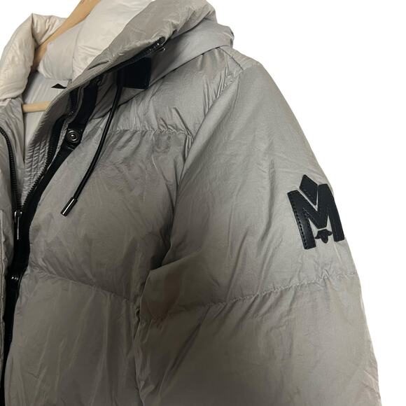 Mackage Freya Gray Hooded Down Puffer Jacket Coat Size Small - Picture 4 of 15